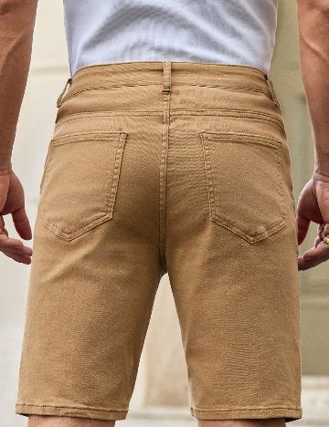 Pantaloni scurti SHEIN, maro