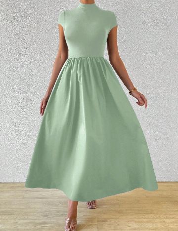 Rochie lunga SHEIN, verde
