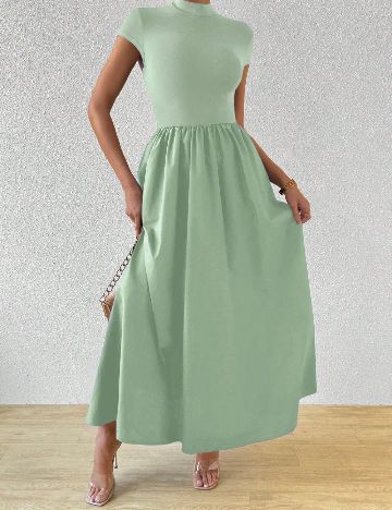 Rochie lunga SHEIN, verde