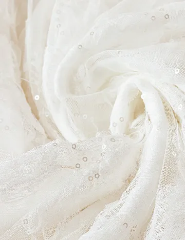 Rochie scurta SHEIN CURVE, alb