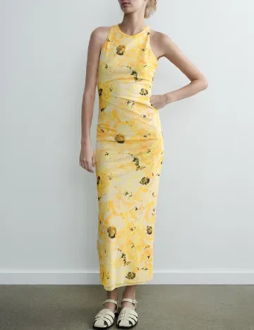 Rochie lunga Zara, galben