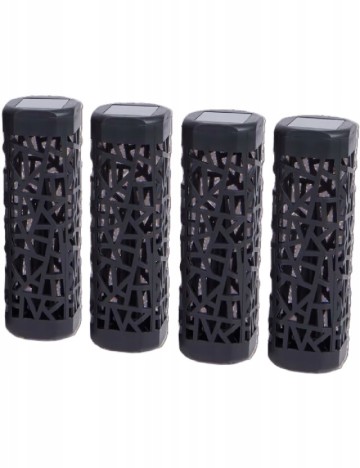 Lampa solara 4 bucati ACTION, negru