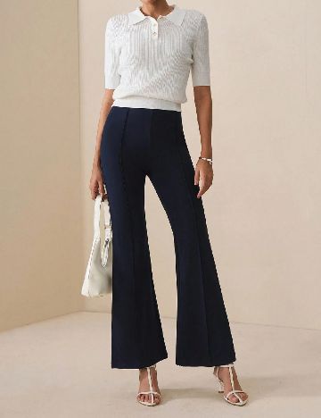 Pantaloni SHEIN, bleumarin