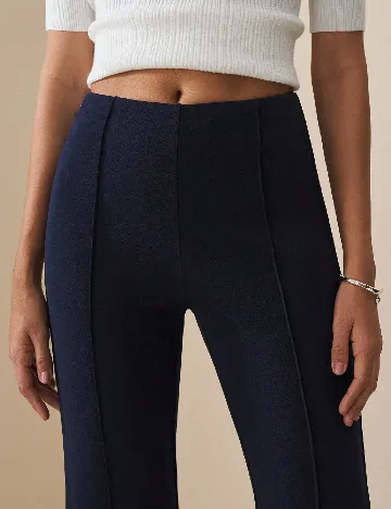 Pantaloni SHEIN, bleumarin