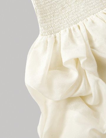 Rochie scurta SHEIN, ecru