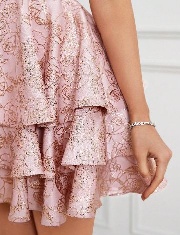 Rochie scurta SHEIN, roz