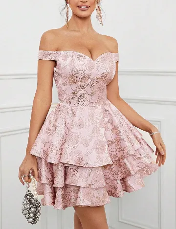 Rochie scurta SHEIN, roz