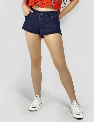 Pantaloni scurti Pull&Bear, bleumarin inchis