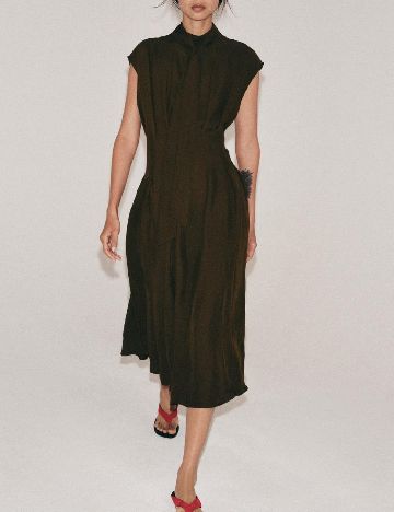 Rochie medie Zara, verde