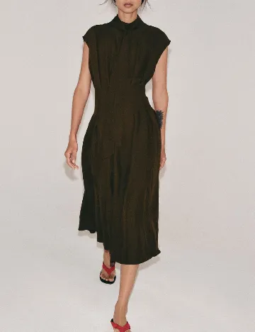 Rochie medie Zara, verde