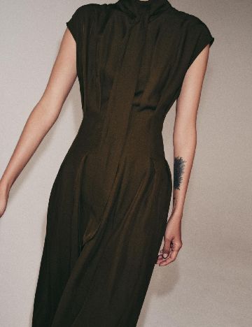 Rochie medie Zara, verde