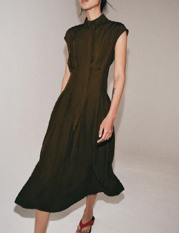 Rochie medie Zara, verde