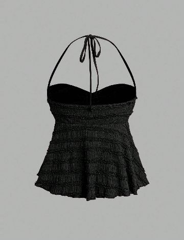 Top SHEIN CURVE, negru