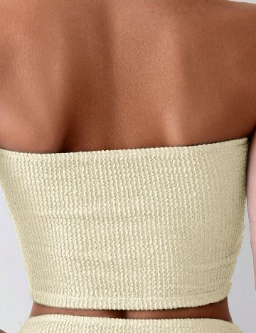 Costum de baie SHEIN, galben deschis