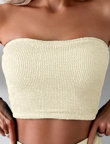 Costum de baie SHEIN, galben deschis