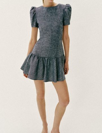 Rochie scurta Zara, albastru