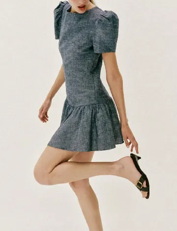 Rochie scurta Zara, albastru