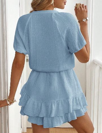 Salopeta SHEIN, albastru