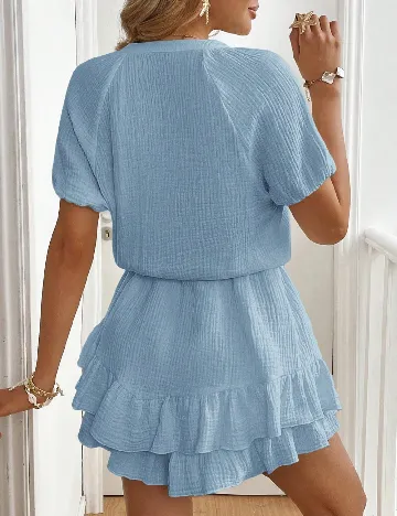 Salopeta SHEIN, albastru