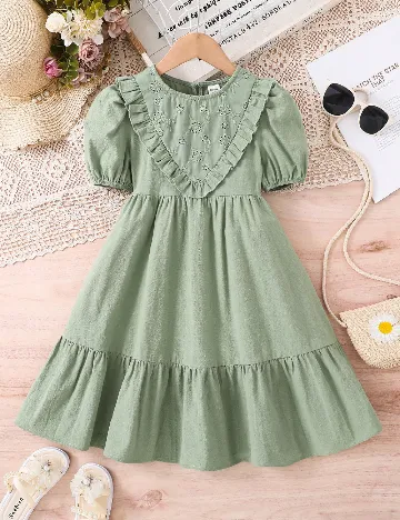 Rochie Shein Kids, verde