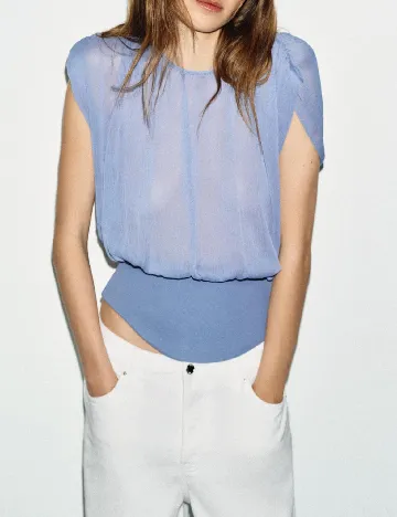 Bluza Zara, albastru