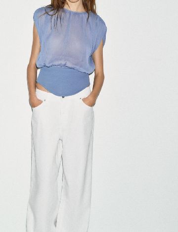 Bluza Zara, albastru