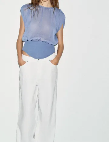 Bluza Zara, albastru