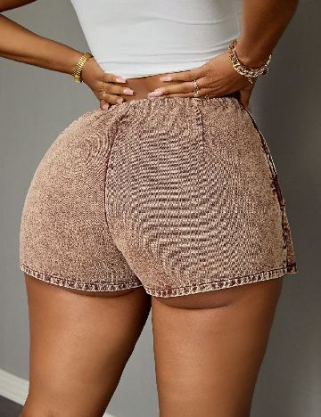 Fusta pantalon SHEIN CURVE, maro