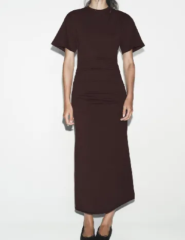 Rochie lunga Zara, maro