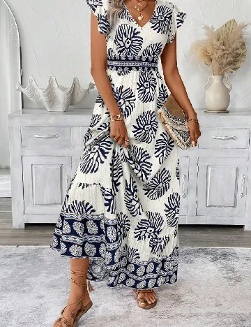 Rochie lunga SHEIN, ecru