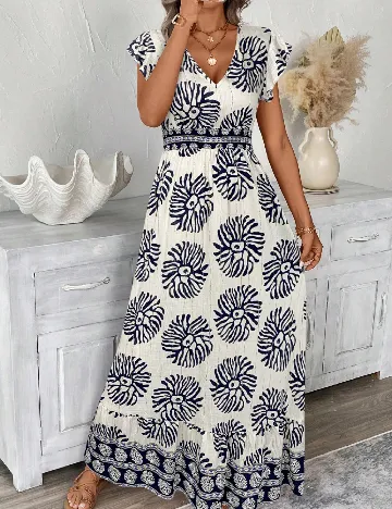 Rochie lunga SHEIN, ecru