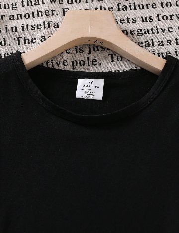 Tricou Shein Kids, negru