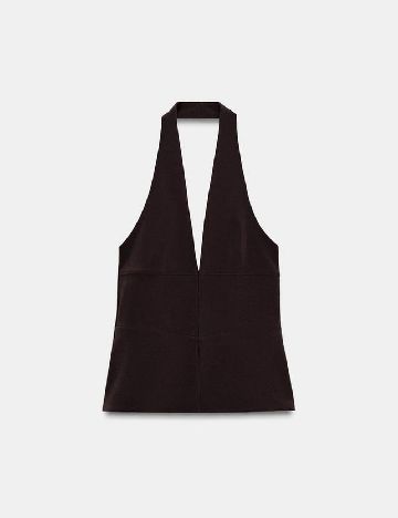 Top Zara, maro inchis