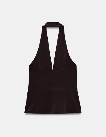 Top Zara, maro inchis