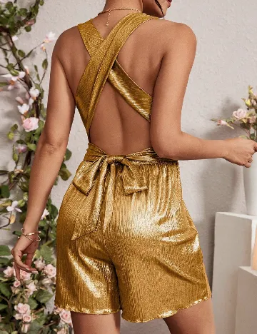 Salopeta SHEIN, auriu