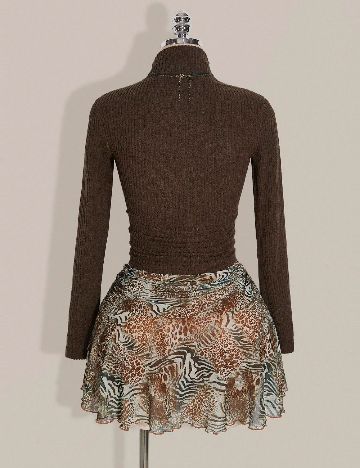 Fusta pantalon SHEIN CURVE, mix culori