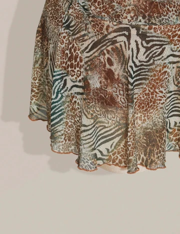 Fusta pantalon SHEIN CURVE, mix culori