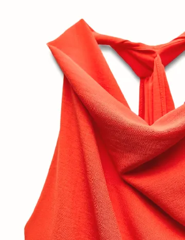 Top Zara, portocaliu