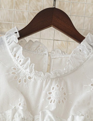 Rochie scurta SHEIN CURVE, alb