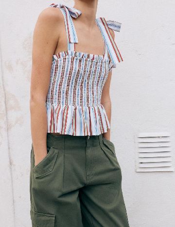 Top Zara, mix culori