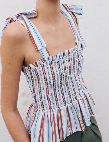 Top Zara, mix culori