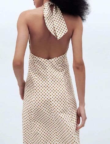 Rochie medie Zara, crem