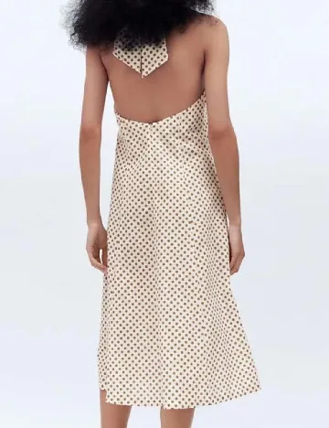 Rochie medie Zara, crem