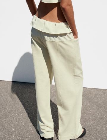 Pantaloni Zara, verde