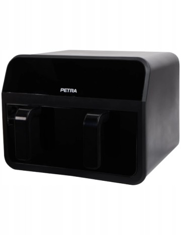 Airfryer dublu, 7 litri Petra, negru
