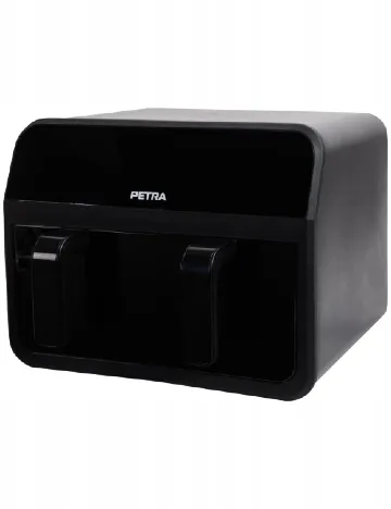 Airfryer dublu, 7 litri Petra, negru