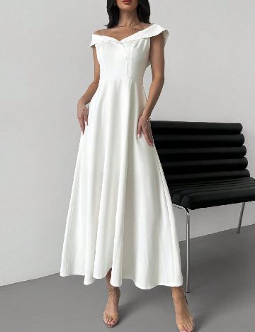 Rochie lunga SHEIN, alb