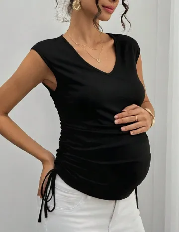 Bluza SHEIN Maternity, negru