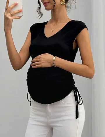 Bluza SHEIN Maternity, negru