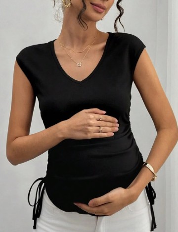 Bluza SHEIN Maternity, negru